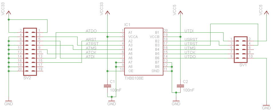 File:SAM7LA2 JTAG USBProg LevelShifter.png